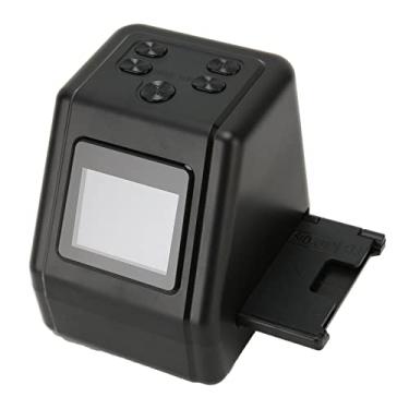 Imagem de Scanner de filme e slide com tela LCD grande de 2 polegadas, converte 135 126 110 filmes em negativos cores preto branco JPG fotos, até 12MP estilo antigo conversor de câmera