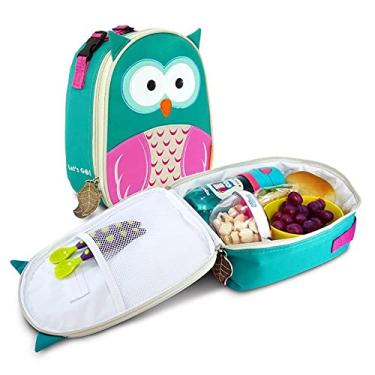 Imagem de Lancheira Térmica Infantil Let’s Go! Coruja - Chloe - Comtac Kids - 4040