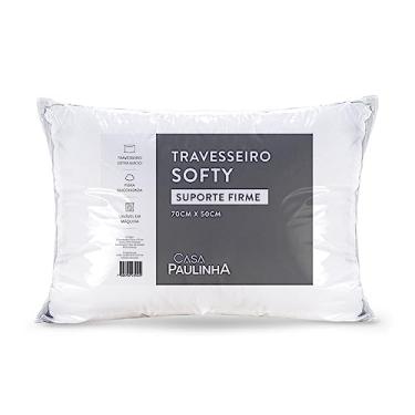 Imagem de Kit 02 Travesseiros Softy 70x50 Com Toque Suporte Firme King