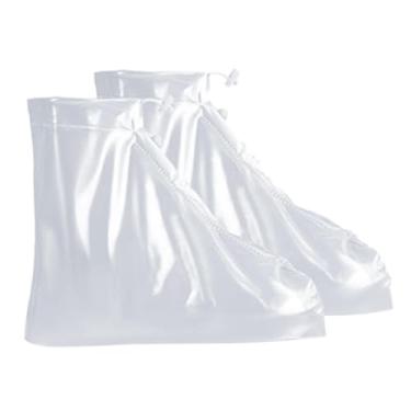 Imagem de Vaveren Capas impermeáveis para sapatos, capas para botas, capas para calçados de chuva, reutilizáveis sobre sapatos, galochas, protetores de sapatos com, xxl