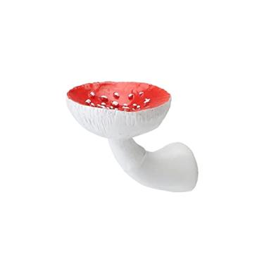 Imagem de Prateleiras Suspensas de Cogumelo, Prateleiras Flutuantes Montadas na Parede de Cogumelo Fofo para Quarto Sala de Estar Banheiro Cozinha (M)