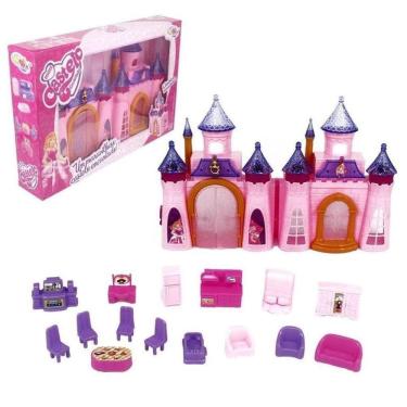 Imagem de Playset Meu Castelo Encantado Com Acessórios - 15 Peças - Wellkids