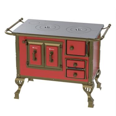 Imagem de Fogao a Lenha Venax n 1 Colonial Vermelho