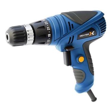 Imagem de Furadeira Parafusadera Punho Ergonômico - Azul - 110V