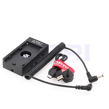 Imagem de DRRI Placa adaptadora de bateria NP-F multiuso WY-F01A para Sony NP-F550 F570 F770 F750 F970 F960 (kits de placas WY-F01A)