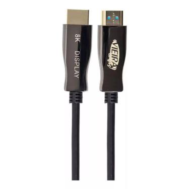 Imagem de Cabo Hdmi 2.1 8k Fibra Óptica -10 Metros - Kit C/ 5 Unidades