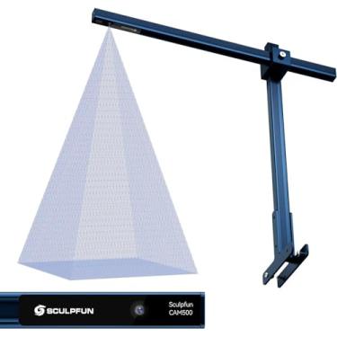 Imagem de SCULPFUN CAM500 Câmera Lightburn para Gravadora Laser, 5 MP, Rastreamento e Extração de Imagens, Gravação HD, 400*400 mm