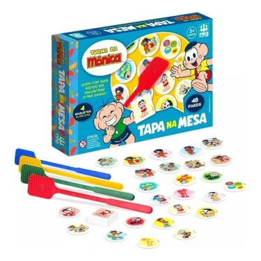 Imagem de Jogo De Mesa Turma Da Mônica Tapa Na Mesa 48 Pares - NIG
