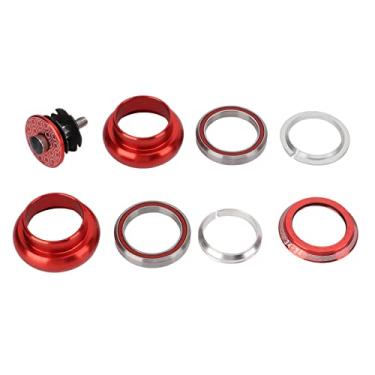 Imagem de Viaron 34mm Fone De Ouvido Para Bicicleta, Leve, Liga De Alumínio, Rolamento Duplo, Garfo Dianteiro, Fone De Ouvido Para Bicicletas De Montanha E Estrada(vermelho)
