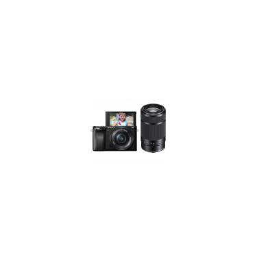Imagem de Câmera Sony Alpha a6100 Mirrorless 4K com lentes de 16-50mm + 55-210mm