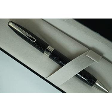 Imagem de Sheaffer Feito à mão nos EUA Legacy Heritage Visual de couro formal preto barril e paládio Appointments Caneta esferográfica