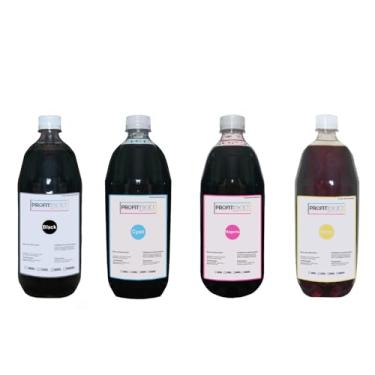 Imagem de Kit Tinta 4x500ml Universal, Compatível C/Todos Modelos Epson