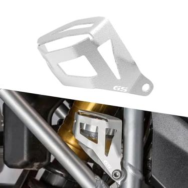 Imagem de SOPINEKO Para BMW R1200GSR1200GS ADVR Nine T R1200GSR R1200GS ADVR Acessórios de motocicleta Protetor de óleo traseiro protetor de reservatório (prata)