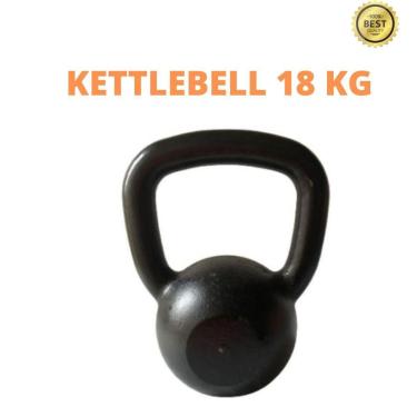 Imagem de Kettlebell Pintado 18kg - Super Premium para Musculatura dos Ombros e Braços.-Unissex