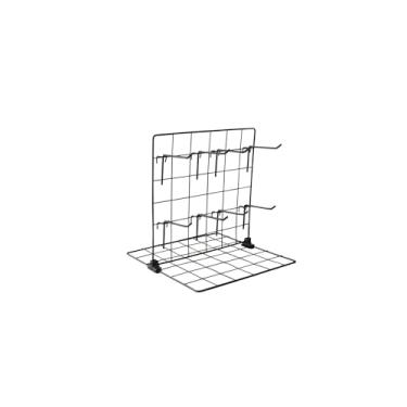 Imagem de Expositor para Chaveiro e Bijuteria 0,30 x 0,30m com 8 Ganchos - COR:PRETO