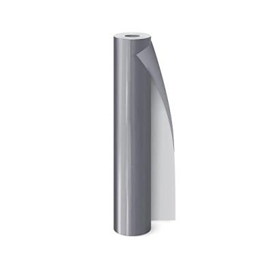 Imagem de Mimo Adesivo Vinil Brilho Prata - 30 cm x 2,5 m - Superfície Brilhante e Acabamento Premium - Ultradurabilidade, Excelente Aderência e Lavável- Superflexível e Reposicionável