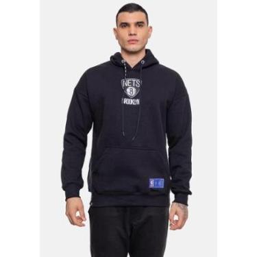 Imagem de Moletom NBA Masculino Conference Brooklyn Nets Masculino-Masculino
