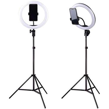 Imagem de RING LIGHT LED SELFIE 10" COM TRIPÉ LUZ P CELULAR BLOGUEIRA FOTO