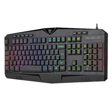 Imagem de TECLADO MEMBRANA SUBMARINE RGB TGK205 T-DAGGER, NATURAL, UNICO