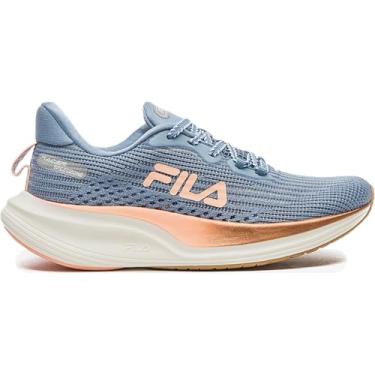 Imagem de Tênis Fila Racer Speedzone Feminino - Azul/rosa - 39