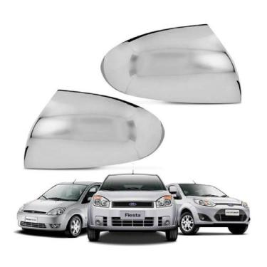 Imagem de Aplique Cromado Retrovisor Ka 2008-2011 Fiesta 2002-2010 Par - Shekpar