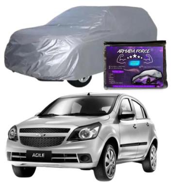 Imagem de Capa Cobrir Carro AGILE 100% Forrada Armada Force 100% Impermeável For