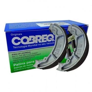 Imagem de Patim lona freio traseiro yamaha ybr 125 factor 125 fazer 150 250 cobr