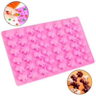 Imagem de Forma Em Silicone Dinossauro Gummy Confeitar 48 Cavidades - Things Ner