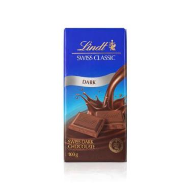 Imagem de Chocolate Lindt Swiss Classic Dark com 100g