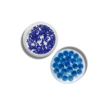 Imagem de Bolinhas Gel Azul 10000 Unidades  Bolinhas Leves  Práticas Diversão Ag