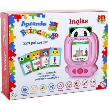 Imagem de Aprenda Brincando INGLES 224 Palavras Rosa DM TOYS