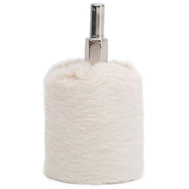 Imagem de Roda de Polimento, Roda de Polimento de Pano Branco, Tipo Cilíndrico, Ferramentas de Moagem de Broca Elétrica, Com Alça, para Polimento de Metal (Tipo cilíndrico 40mm)