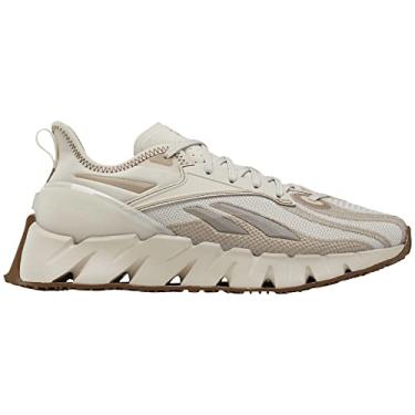 Imagem de Reebok Tênis feminino Zig Kinetica 3, Estuque/bege/marrom universitário, 38