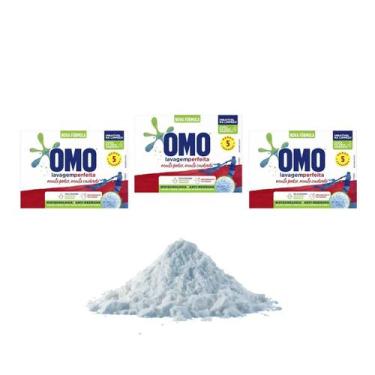 Imagem de Sabão Em Pó Omo 400 Gramas Lavagem Perfeita Kit 3 - Unilever