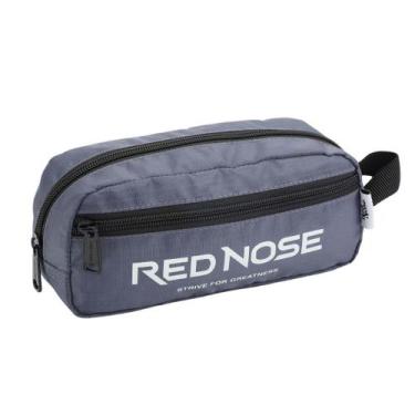 Imagem de Estojo Masculino Escolar Red Nose - Seanite, Cinza