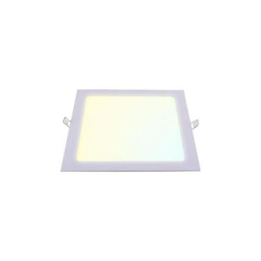 Imagem de Plafon Painel de LED Smart Inteligente Alexa Google Wi-Fi 18W Quadrado