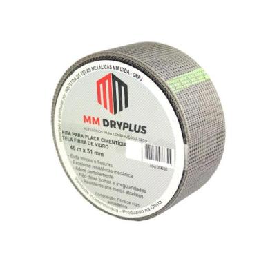 Imagem de Fita Telada Placa Cimentícia Fibra De Vidro 51mm X 46m - MM Dryplus