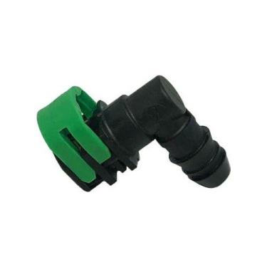 Imagem de Conector Mangueira Combustível 90 Anel Grosso 3/8 X 14,50mm - Goldmax