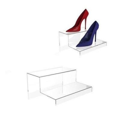 Imagem de Suporte Para Calçados Sapato Vitrine Loja Sandália Expositor - Carth