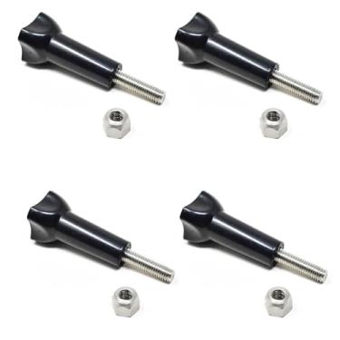 Imagem de Action Pro 4 parafusos longos de aço inoxidável compatíveis com GoPro 12 11 10 9 8 7 6 5 4 | Insta 360 | DJI