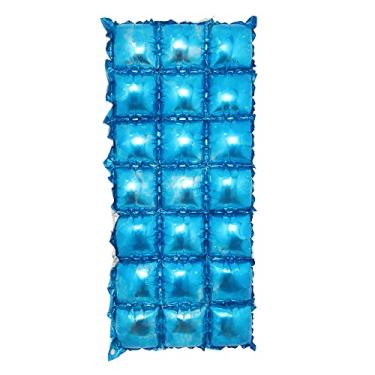 Imagem de Diamond Block shaped Metallic Tinsel Foil Curtain Photo Booth Backdrop Balloon Wall Decoration for Wedding Birthday Christmas Graduation Party (3X7 Block starry Blue)