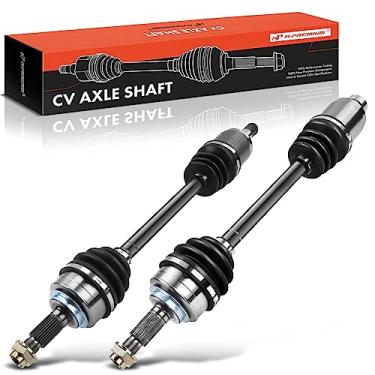 Imagem de A-Premium Par (2) Conjunto de eixo CV dianteiro compatível com Honda Fit 2007-2008, L4 1,5L, transmissão automática, lado do motorista e do passageiro