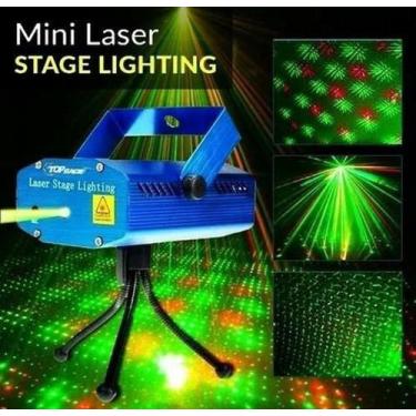 Imagem de Mini Projetor Holográfico Laser Iluminação Festa Dj 110v/220v - AD LIG