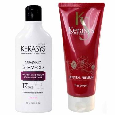 Imagem de Kerasys Repairing Kit - Shampoo + Máscara Tratamento, Kit