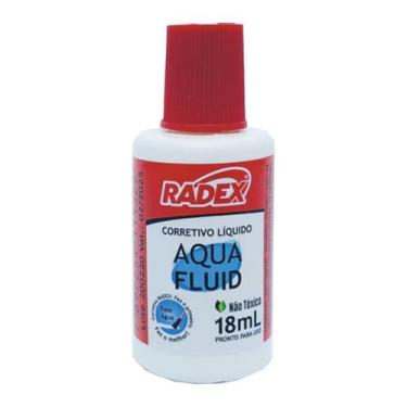 Imagem de Corretivo Líquido Radex à base de água atóxico com 18ml