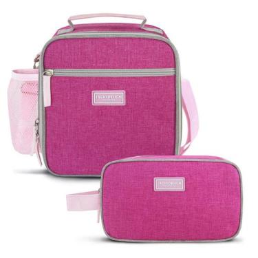 Imagem de Bolsa Térmica Lancheira Necessaire e Necessaire Estojo Infantil Juveni