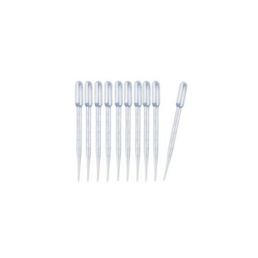 Imagem de Pipeta Plástica Conta Gotas 3ml para Artesanato 100 unidades - RPLABOR
