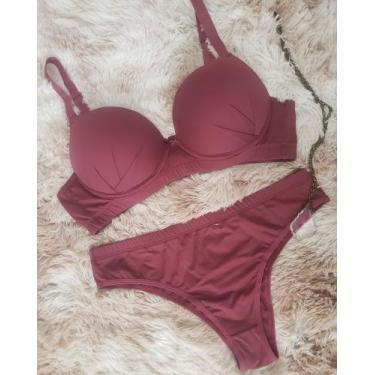 Imagem de Conjunto Plus Size - Delisy, Marsala, M