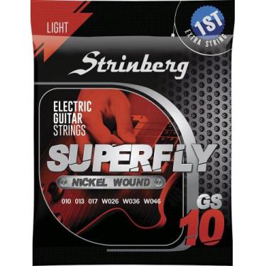 Imagem de Encordoamento Corda de Guitarra 0.10 Strinberg GS10