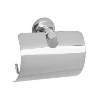 Imagem de Papeleira de Alumínio Porta Papel Higiênico Standard Polido - Montelar